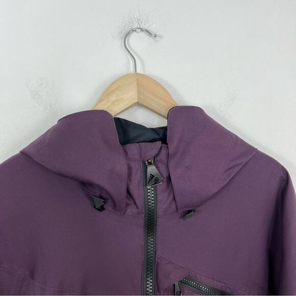 Homeschool With Teeth Purple Ski Snowboarding Shell Jacket Size Large - Picture 10 of 16